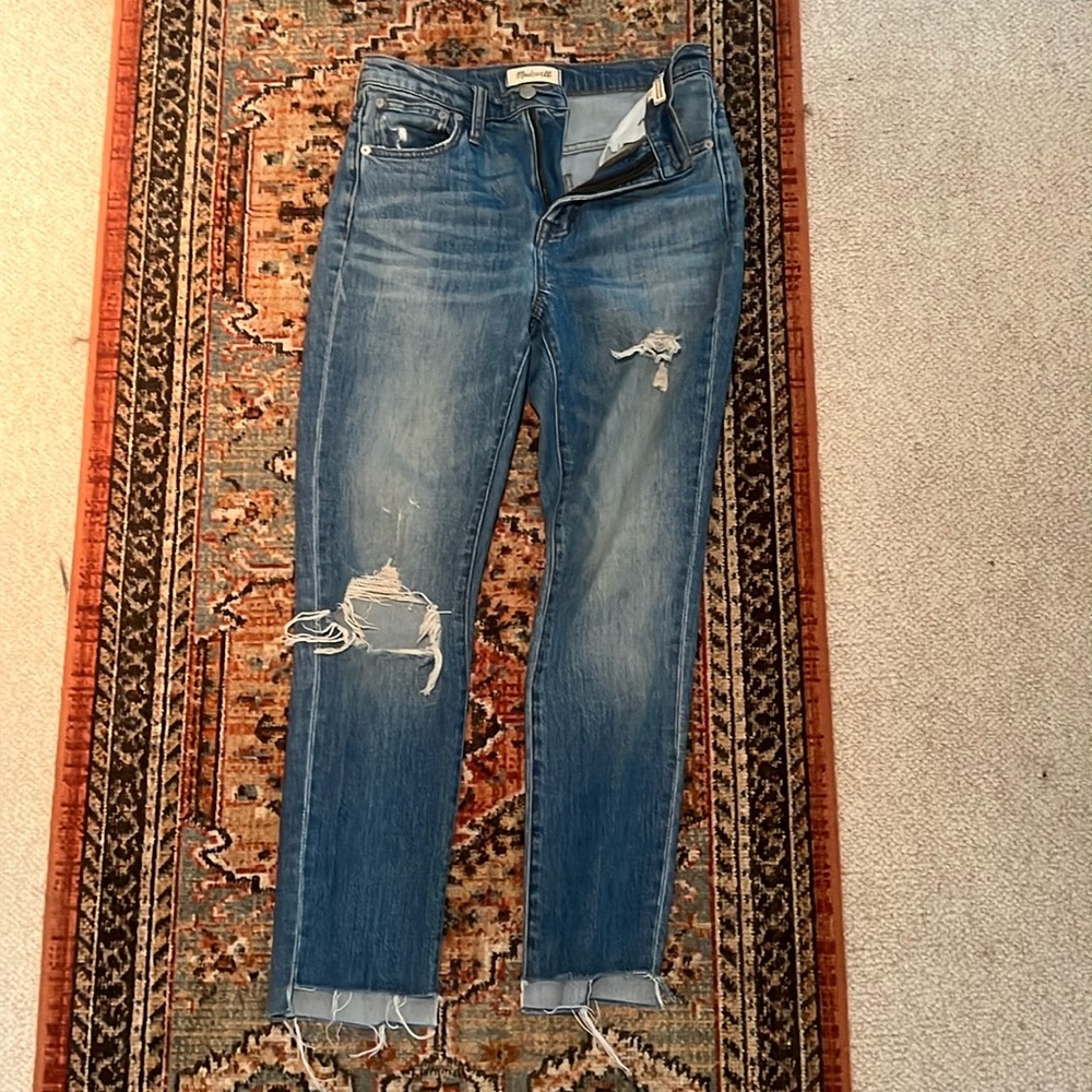 The high-rise slim boy Jean madewell